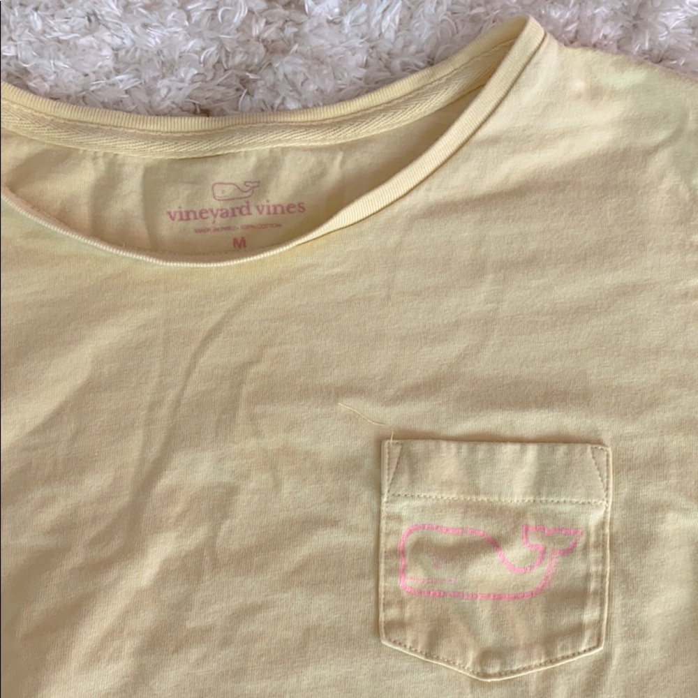 Vinyard Vines YELLOW long sleeve tee